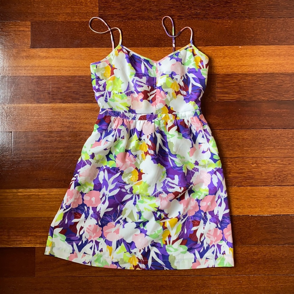 J Crew Multi Colored Dress